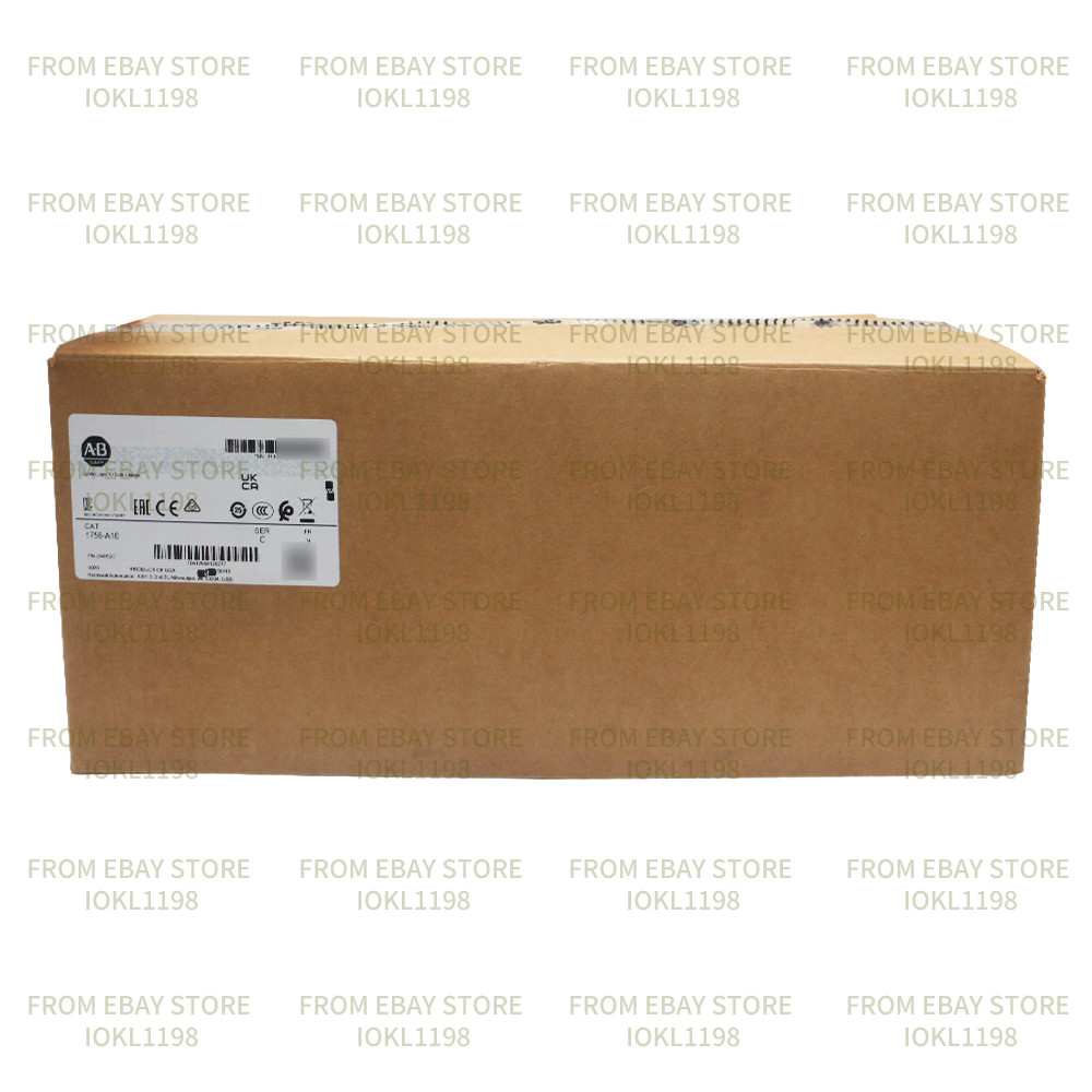 100% New 1756-A10 ControlLogix 10 Slots Chassis New Allen Bradley 1756 A10