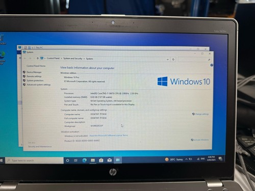 HP Ultrabook Laptop | Core i7-3667U @ 2.00GHz | 8GB RAM | Windows 10 | - Picture 2 of 4