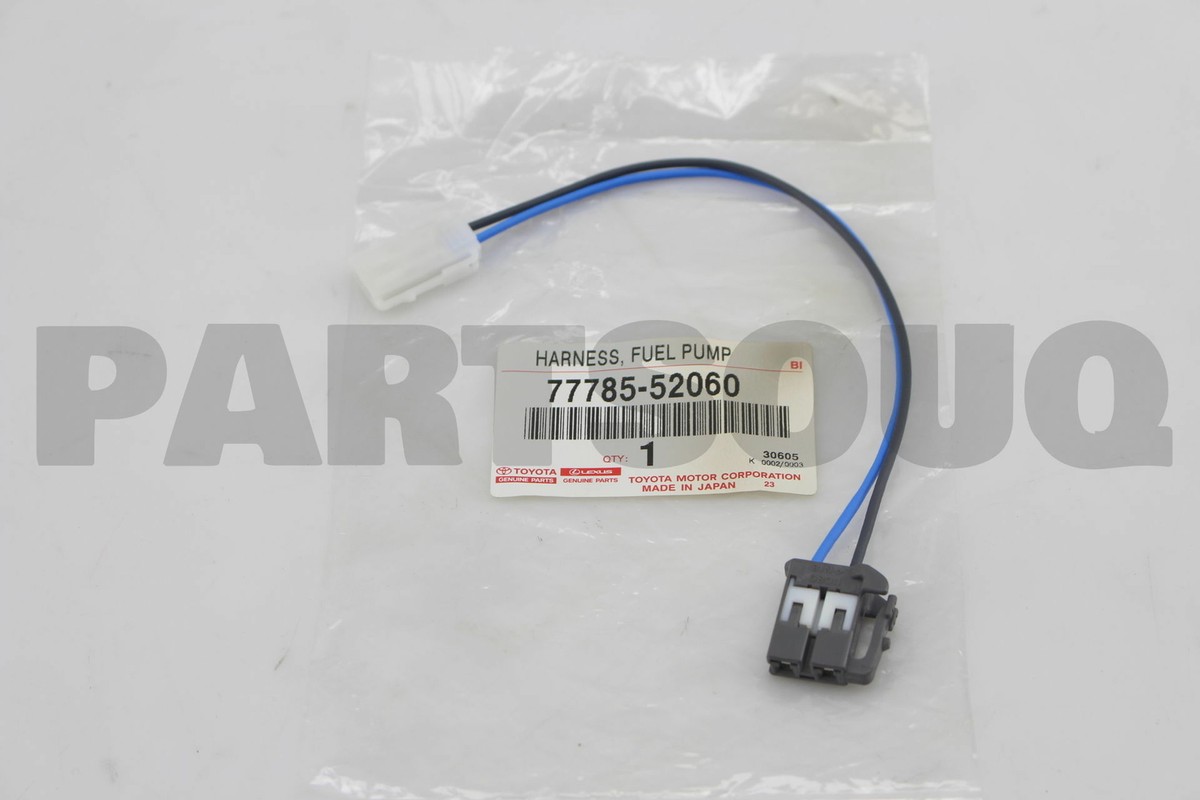 7778552060 Genuine Toyota HARNESS, FUEL PUMP 77785-52060 | eBay