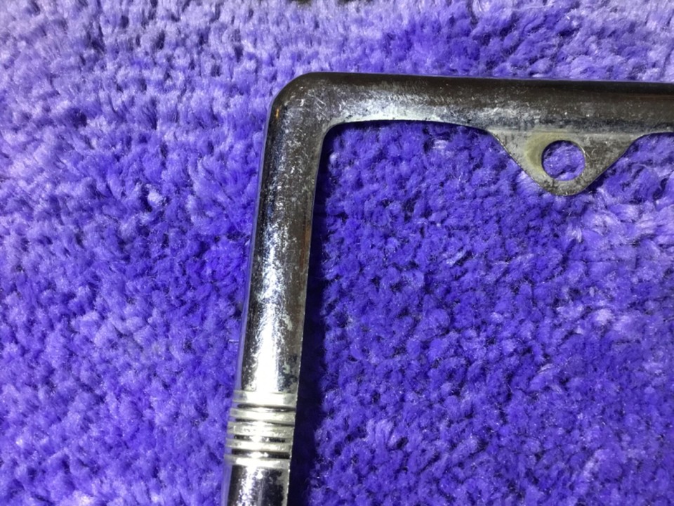 Vintage Pontiac dealership license plate frame Guy Hayden Pontiac