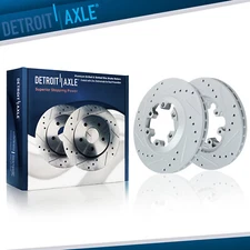 280mm Front Drilled Brake Rotors for 04-08 Chevy Colorado GMC Canyon i-290 i-370