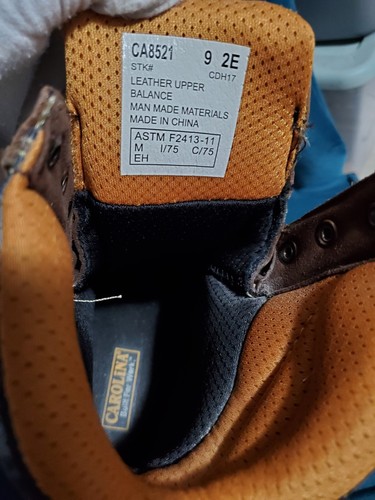 Carolina Steel Toe Boots CA8521, Brown Leather Men Size 9 2E, Oil Slip Resisting - Picture 8 of 12