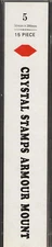 Taiwan. Crystal Stamps Armour Mount. #5. 50/280 mm. 15 Strips. Clear Background.
