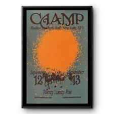 Caamp Poster Radio City Music Hall NY Sept 12-13 2025 Concert Print
