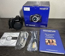  TESTED OLYMPUS SP-590UZ Digital Camera 12 Megapixel 26x Zoom w/ Accessories