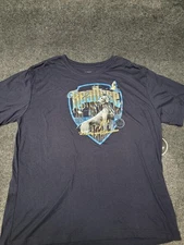 Realtree Shirt Mens XL Navy Blue Loyalty and Discipline Dog Hunting Graphic Tee