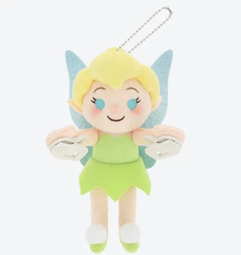 TDR Japan Tokyo Disney Resort Tinker Bell Shoulder Plush Toy Keychain Peter Pan