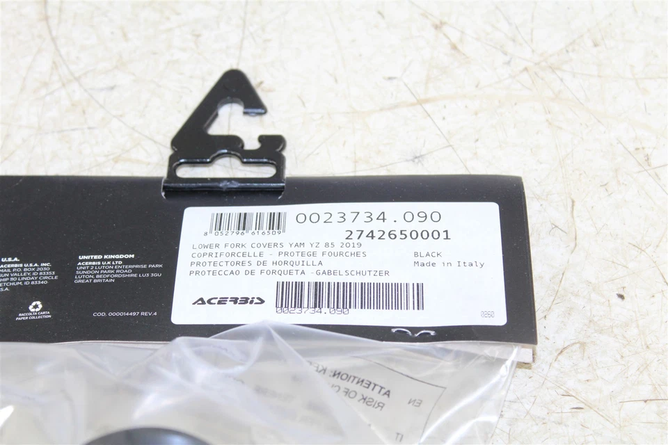 Acerbis Full Plastics Kit 21 Original 2742667118 for Yamaha YZ85 2019-2021 - Image 2 of 4