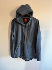 Nike Tech Fleece Zip Up Hoodie Heather Blue Large