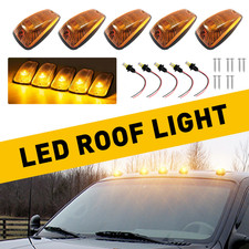 5x Cab Roof Marker Light Yellow Amber Led For Chevy Gmc 1988-2002 Pickup Truck 5x Cab Roof Marker Light Yellow Amber Led For Chevy Gmc 1988-2002 Pickup Truck