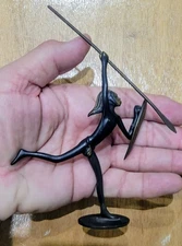 Austrian Bronze African Figure Figurine Richard Rohac Hagenauer Designer 