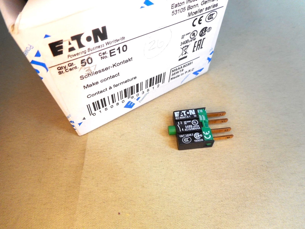 MOELLER E10 contact element (NIB)