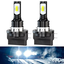 Juego de 2 faros blancos haz bajo para Hyundai Santa Fe 2009-2016 H11B EE. UU.