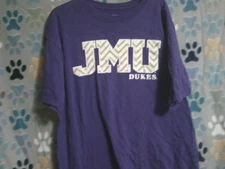 Pre-Owned Mens James Madison Dukes Tshirt-Purple-Size L