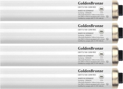 Wolff GoldenBronze 100-120W F73 RDC Tanning Lamp Bulbs 32-Pack F73T12