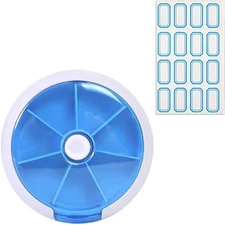 Pill Cases Weekly INVODA Pill Organizer 7 Day 3 Times Medicine Pill Dispenser...