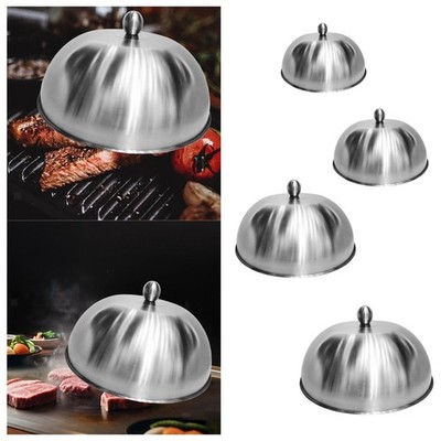 1 Stück Burger Abdeckung Käse Schmelzhaube Stabil Grilldeckel Lebensmittelabdeckung Edelstahl