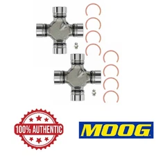 2 Premium Driveshaft Universal Joint Front Rear Moog 534G Greasable 4WHEEL DRIVE