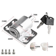 3Set Door Fixator Lock   Child Safety  Anti-Theft Window Limiter Silver Tone