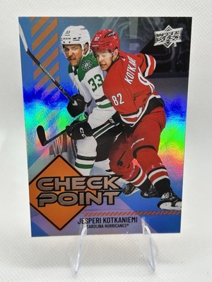 Jesperi Kotkaniemi 2024-25 UD Series 1 Check Point #CP-2 Carolina Hurricanes