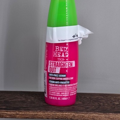 TIGI Bed Head Straighten Out Anti Frizz Serum 3.38oz Smooth Shine Sleek Haircare
