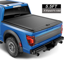 5.5ft Retractable Truck Bed Tonneau Cover Aluminum For 2013-2025 Ford F150 F-150