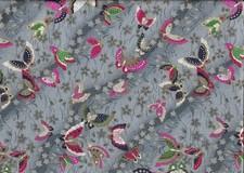 Tissu Japonais Papillons 54x45 cm Coton KURENAI Coupon