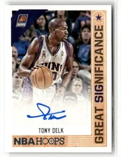 2017-18 Hoops #GS-TDK Tony Delk Great SIGnificance SUNS AUTO