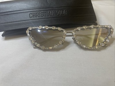 CHRISTIAN DIOR MISSDIOR F0S4 B1U Limited Edition Crystal Sunglasses CD40109