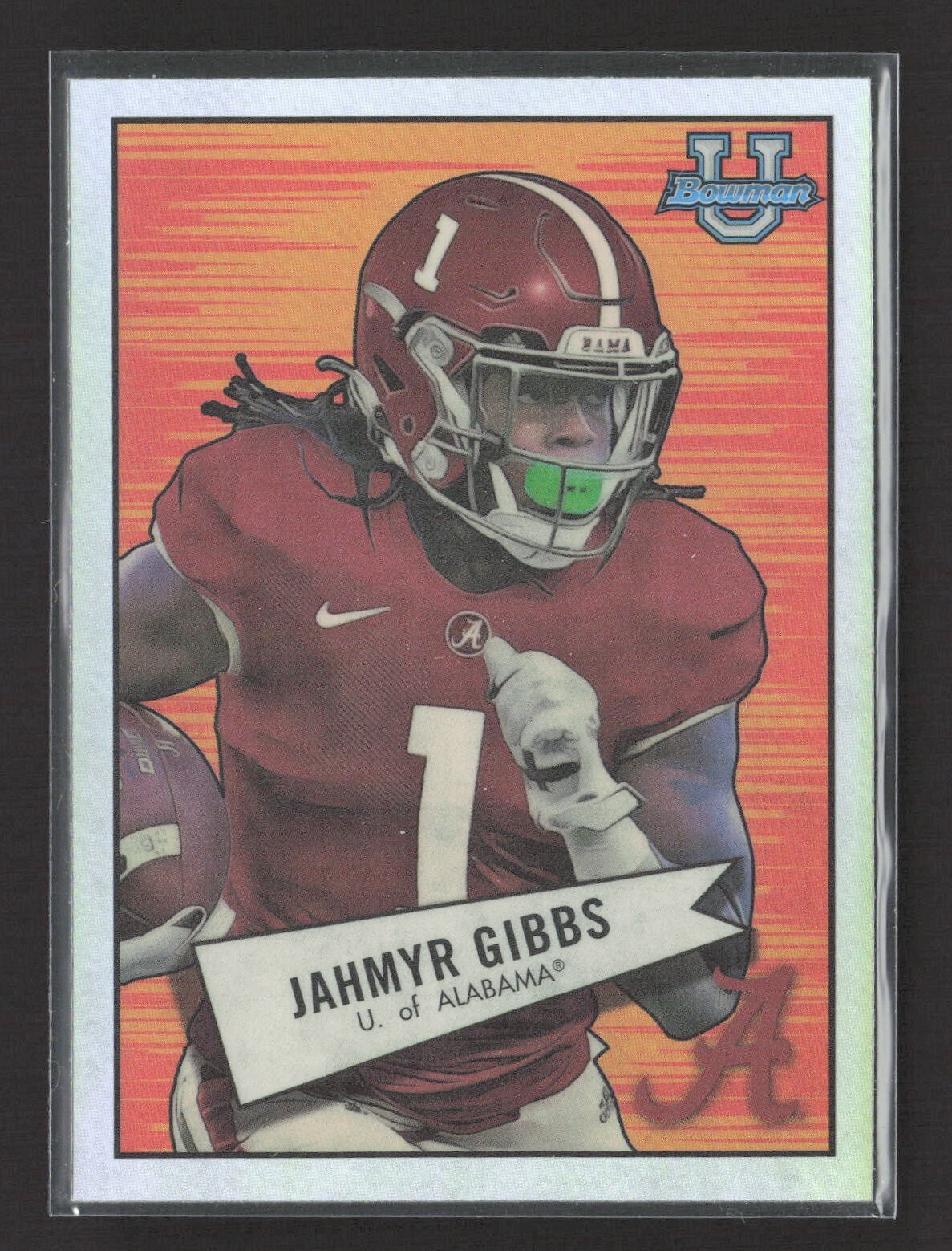 2022 Bowman University Chrome - 1952 Bowman Jahmyr Gibbs #52BF-19 (RC)