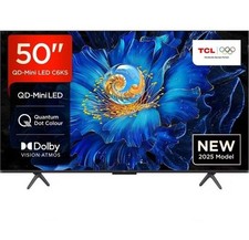 TCL C6KS 50" QD-Mini LED 4K HDR Smart Google TV - 50C6KS - REFURB-A