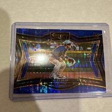 2025 Panini Select 2/99 Diamond Level Matt Shaw #210 Blue Pulsar Prizm (RC) Cubs