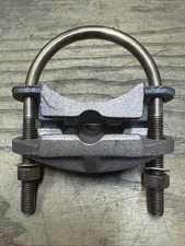 NEW BURNDY GAR1929 CLAMP 2-1/2" IPS PIPE TO 2/0 WIRE GROUND CONNECTOR 1J3919-E11