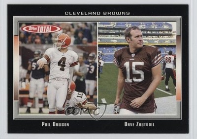 2006 Topps Total Black 29/50 Phil Dawson Dave Zastudil #148 8u9