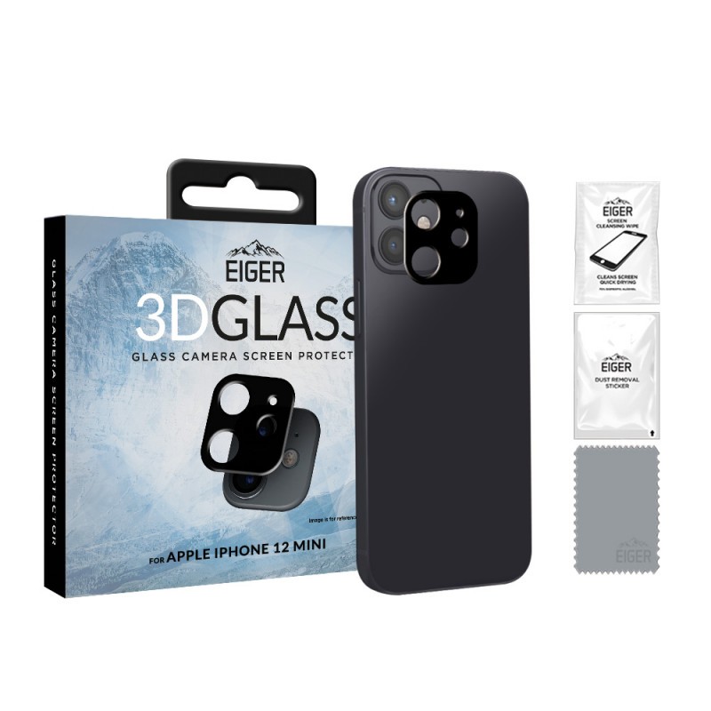 Verre trempé iPhone 12 Mini Eiger protection transparente pour écran nomade