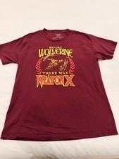 Wolverine Weapon X Shirt Maroon Size Medium Marvel Vintage