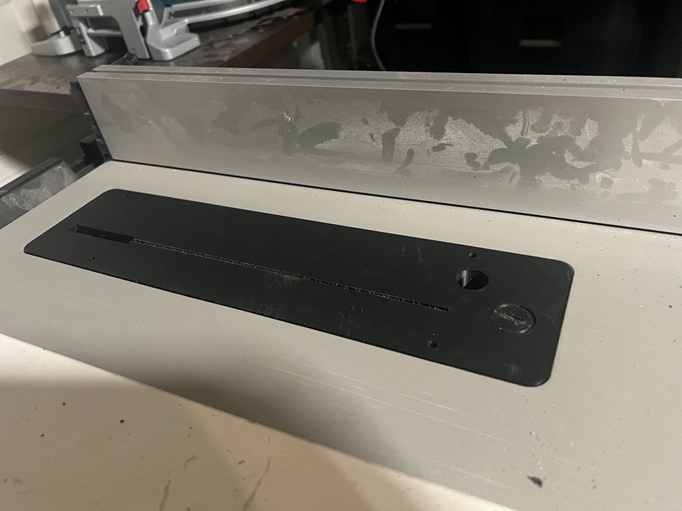 Evolution R10 Table Saw Zero Clearance Throat Plate w/ Locking ...