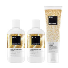 IGK Legendary Shampoo  Legendary Conditioner  Mistress Hair Balm   Hair Cleans