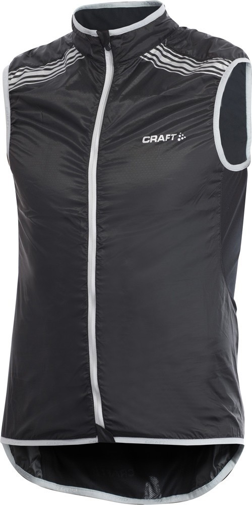 Gilet coupe-vent Craft Featherlight ultra léger et compact pour entraînement vélo