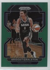 2022 Panini Prizm WNBA Green Prizm Bridget Carleton #121 1fa0
