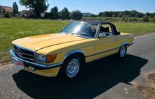 Front Spoiler Mercedes SL & SLC, R107 ORIGINAL 1077900288 In 624 Gelb