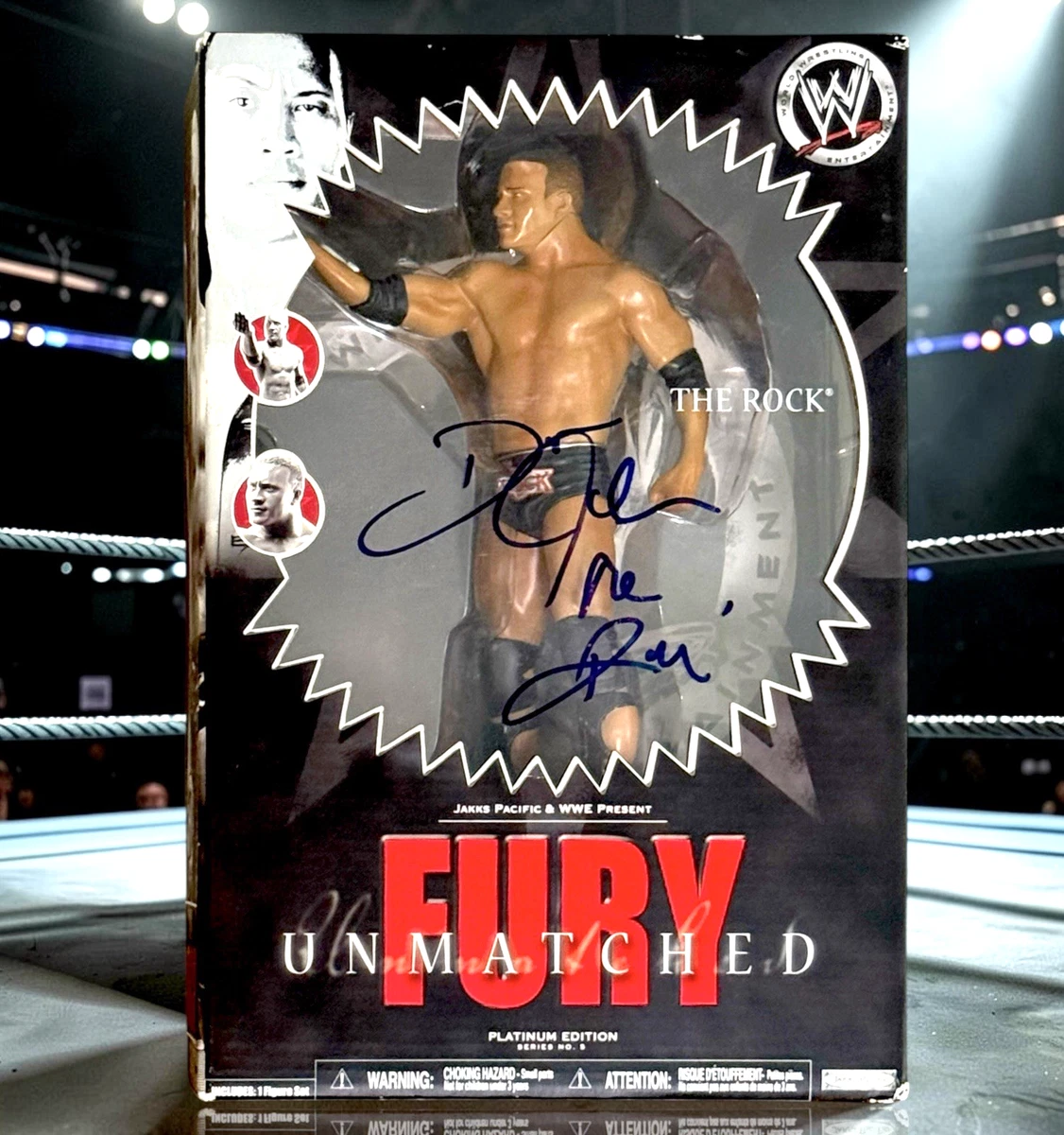 Dwayne Johnson WWE Wrestling Original Autographed Items for sale