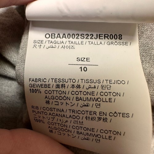 Off-White Virgil Abloh Kids Arrow Logo Cotton Tee Shirt 10 Unisex No Flaws EUC - Picture 5 of 6