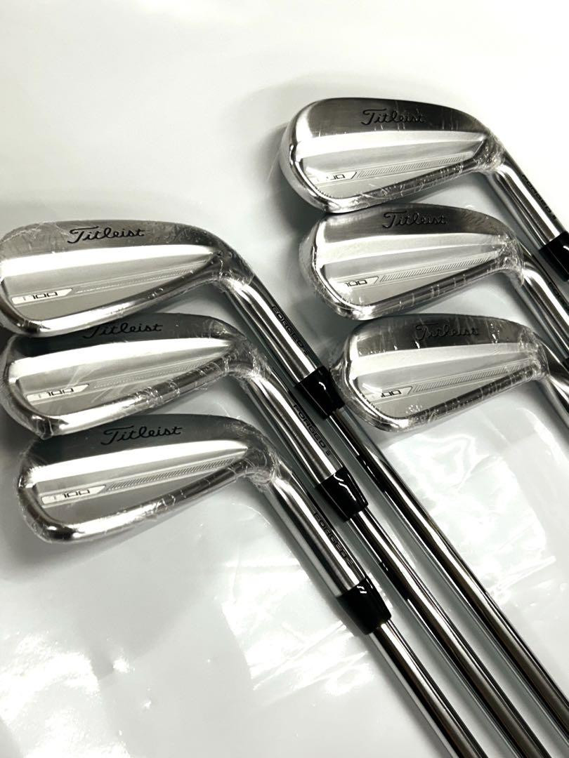 新品タイトリスト2023 T100 5-PW 6本DynamicGoldS200 Titleist T100 2023 Irons Set 5-PW Dynamic Gold S200 6 Pieces