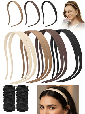 #ad #ad 8Pcs Headbands for Glasses Wearers No Pressure No Headache w 20Pcs Black Bands $12.69