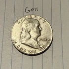 1962-D Franklin Half Dollar Silver 50C Circulated Denver Mint Business Strike