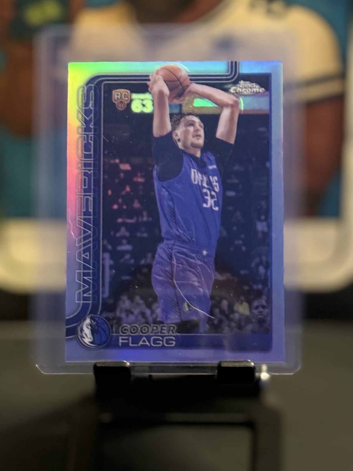 🔥2025-26 Topps Chrome Cooper Flagg Basketball Refractor #251 RC Dallas Mavs