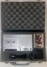 VSC Soundpacer C-5 Variable Speed Cassette Tape Recorder SET w Foot Pedal & Case