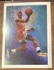 1990-91 NBA Hoops - Art Card Team Checklist Michael Jordan #358 Bulls B745