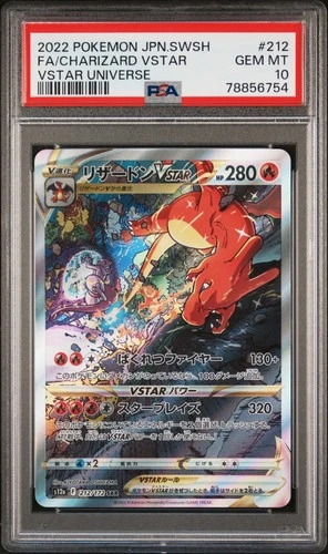 Pokemon Charizard Vstar Vstar Universe 212/172 Japanese PSA 10 Gem Mint
